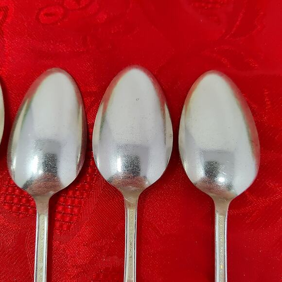 6 TeaSps Holmes & Edwards LOVELY LADY Teaspoons International Silver Plate 1937 - Picture 13 of 16